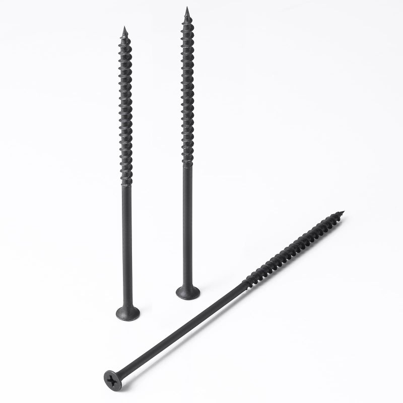 Wensilon (137 pcs)#8X2 Black Fastener Drywall Screws-Phillips with coarse Threaded tip, Black, Suitable for Drywall Slate, Wood, etc.(1 pounds) - Image 5